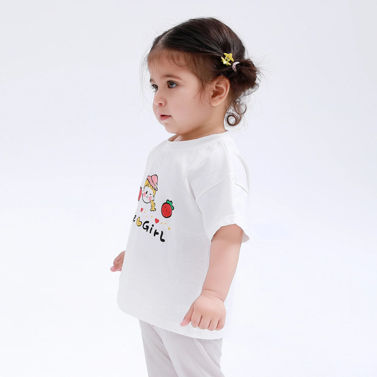 Printed Street Look T.Shirt for Baby Girl Image