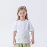 White Printed Fashion T.Shirt For Girls Image
