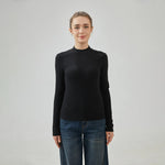 Plain Slim Sleeve T.Shirt with Tight for Women Image