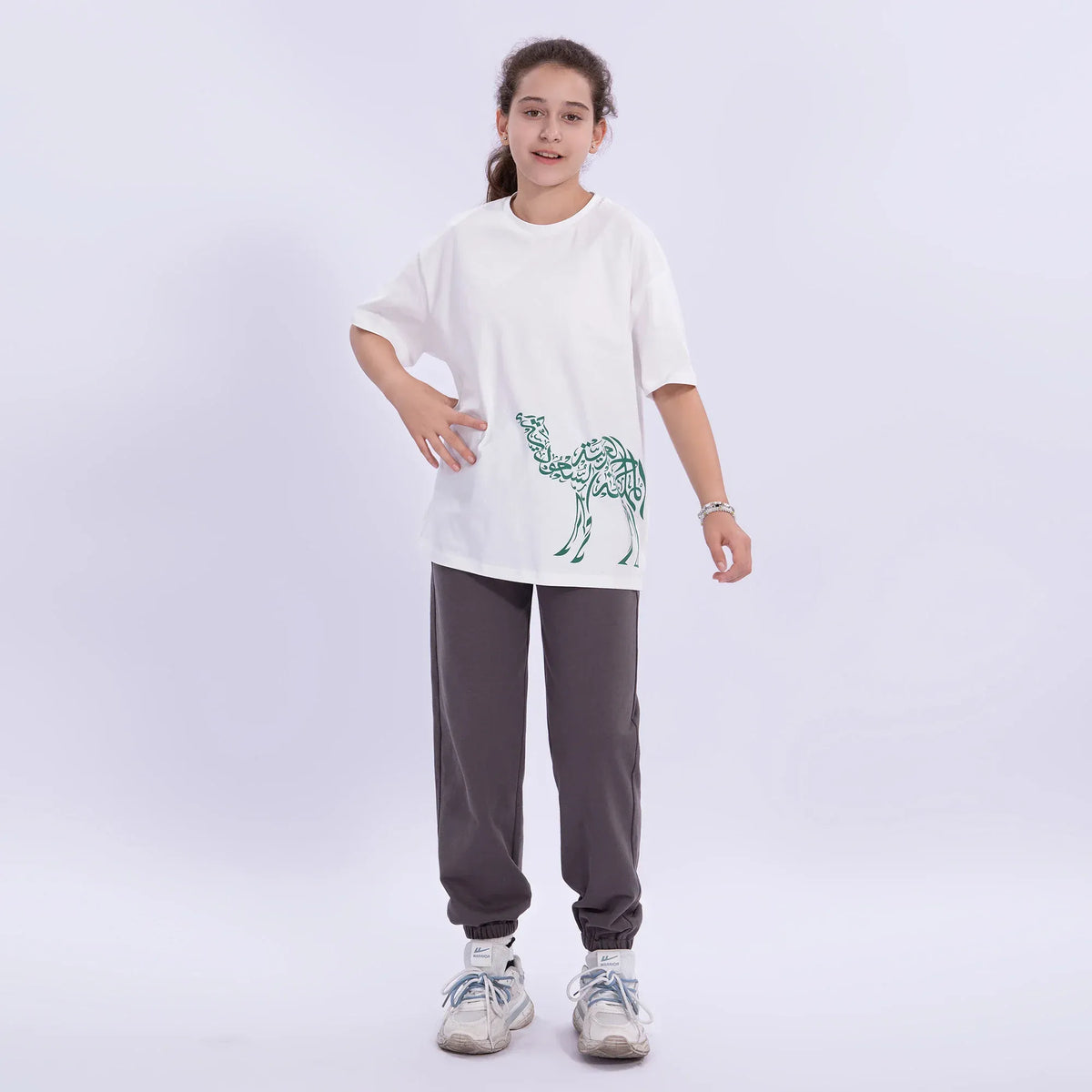 Printed Casual T.Shirt for Girls Image