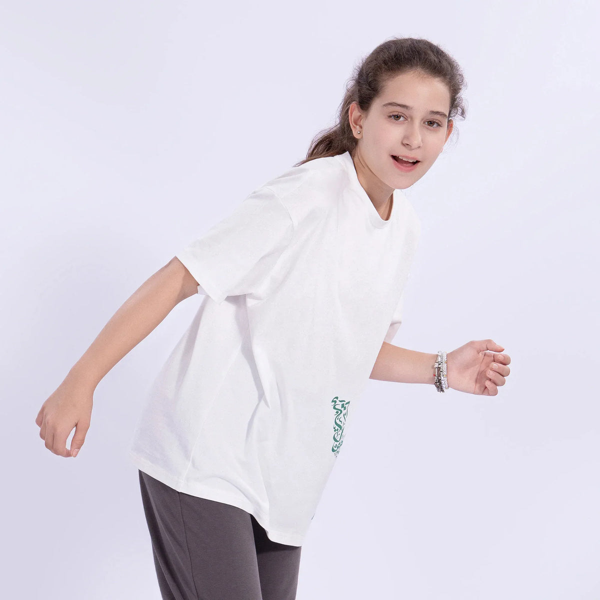 Printed Casual T.Shirt for Girls Image