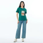 Casual Printed T.Shirt for Women Image