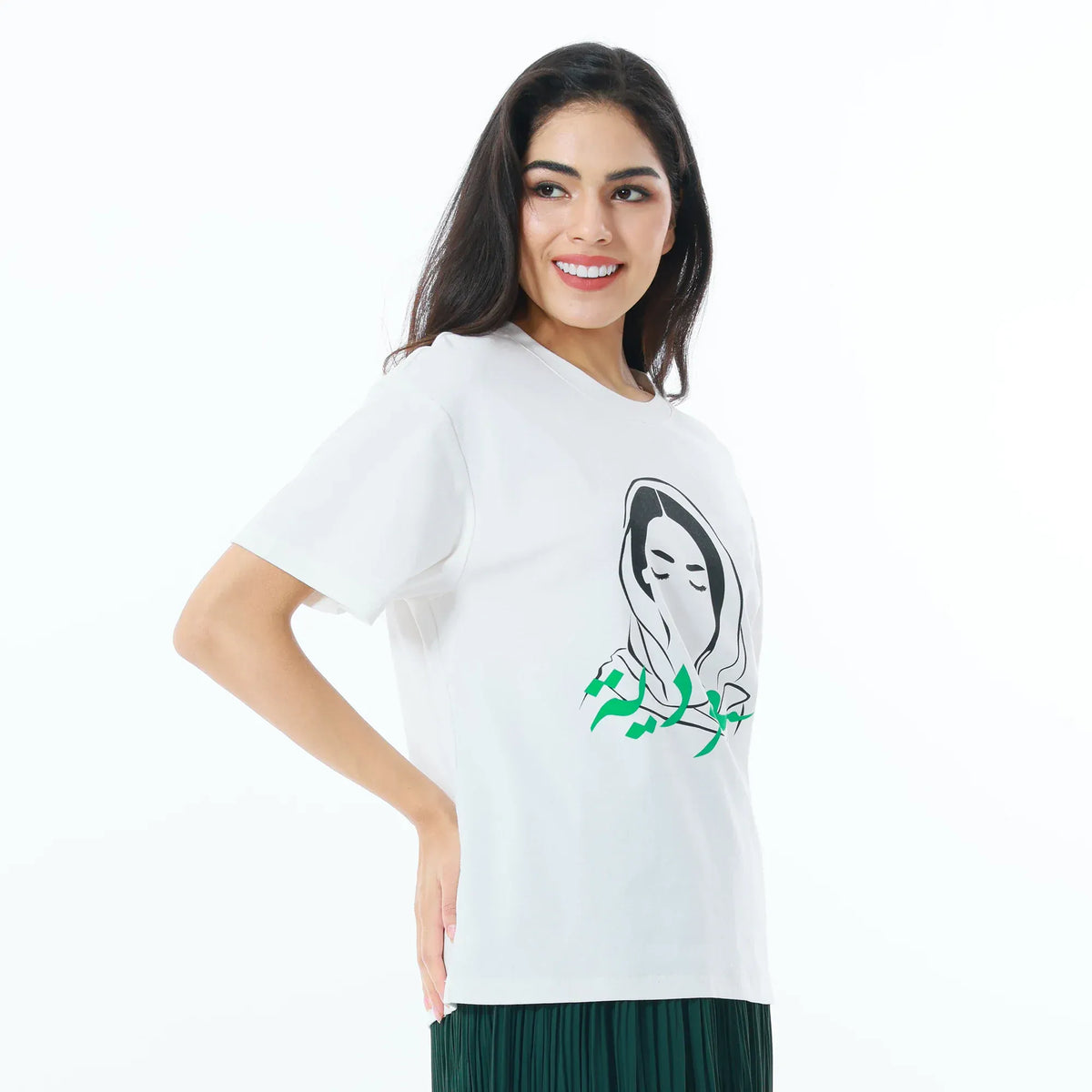 Casual Printed T.Shirt for Women Image