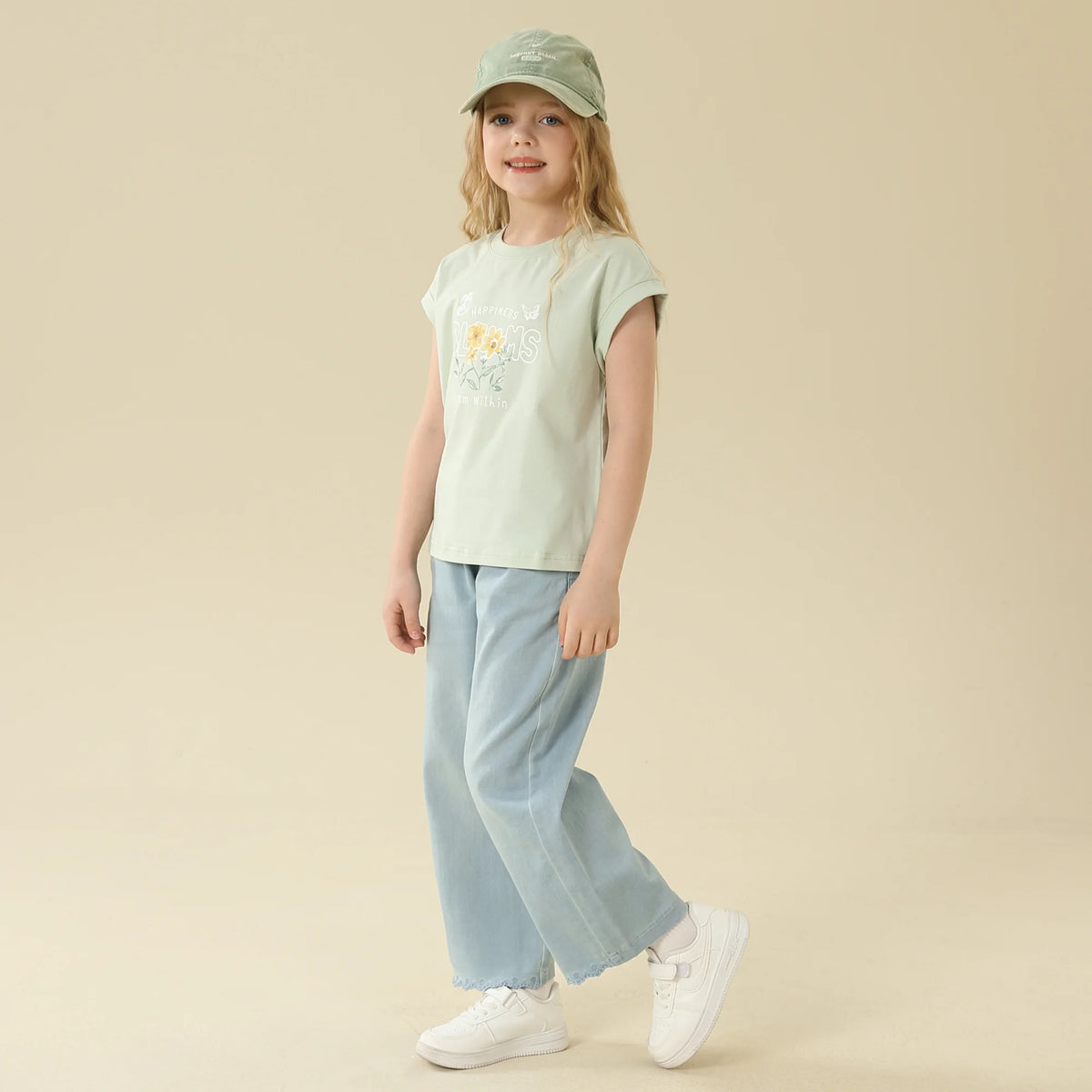 Floral T.Shirt For Girls