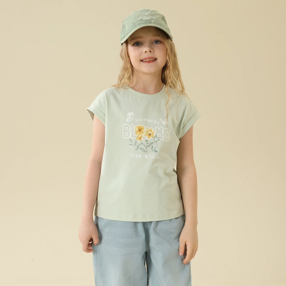 Floral T.Shirt For Girls