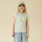Floral T.Shirt For Girls