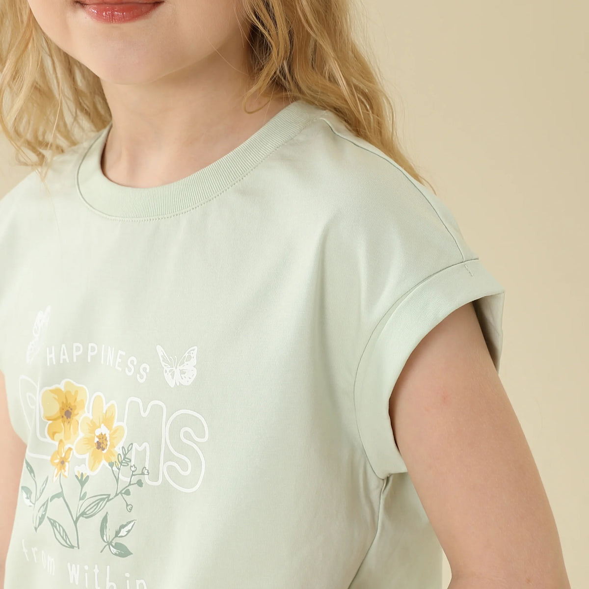 Floral T.Shirt For Girls