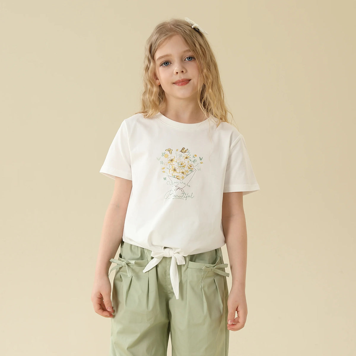Floral T.Shirt For Girls
