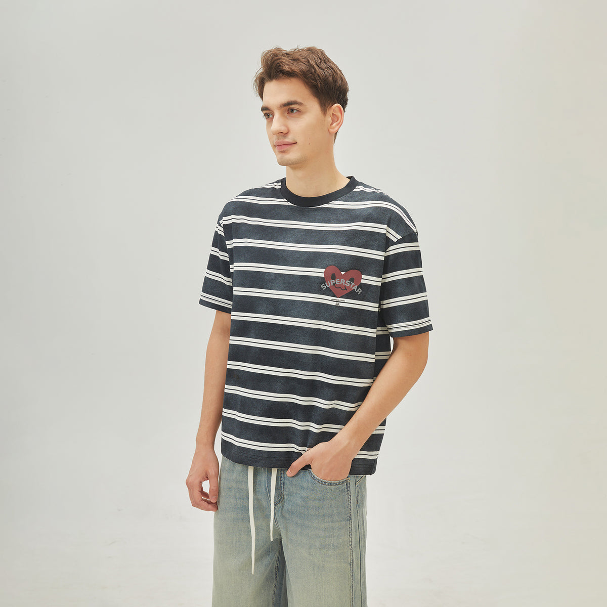 Striped T.Shirt For Men
