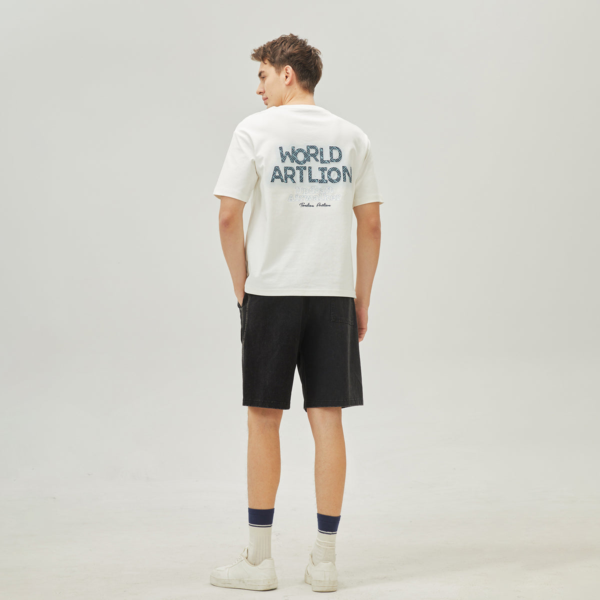 Street Look Embroidery T.Shirt For Men