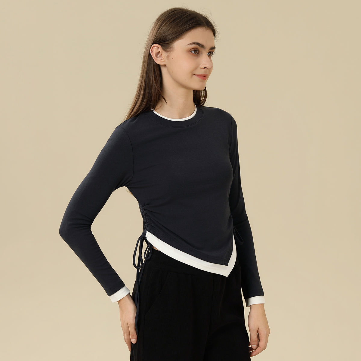 Color-Blocked T.Shirt For Women