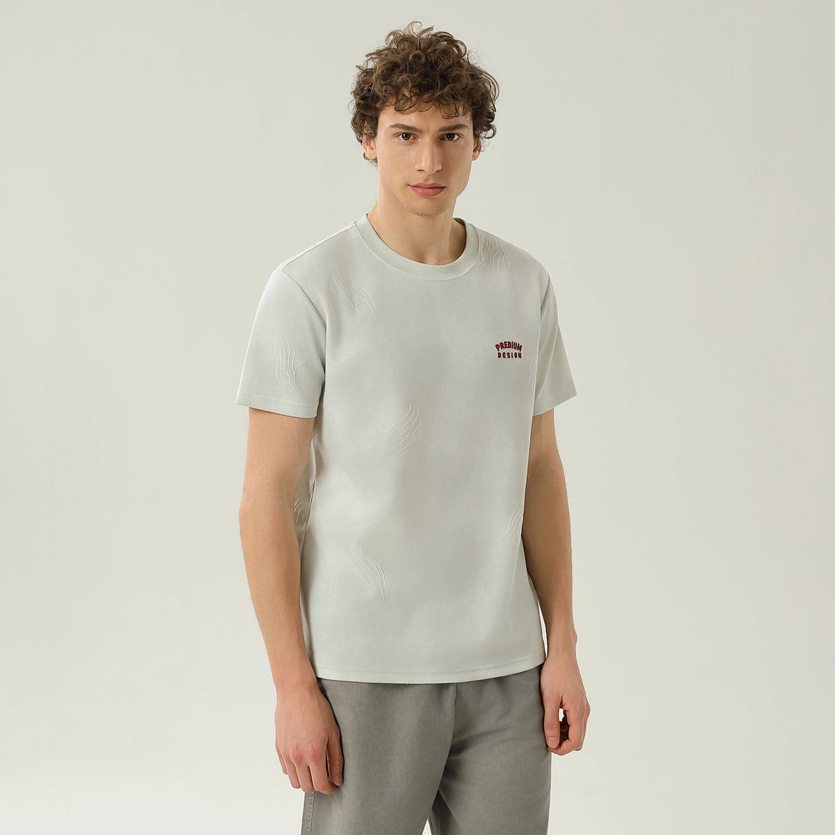 Embroidery Printed T.Shirt For Men