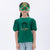 Green Printed Casual T.Shirt for Girls Image