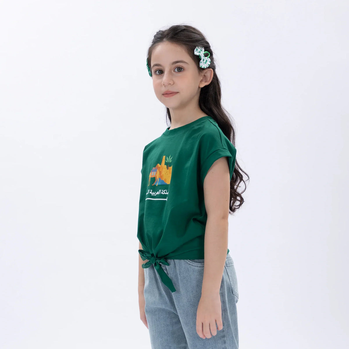 Printed Casual T.Shirt for Girls Image