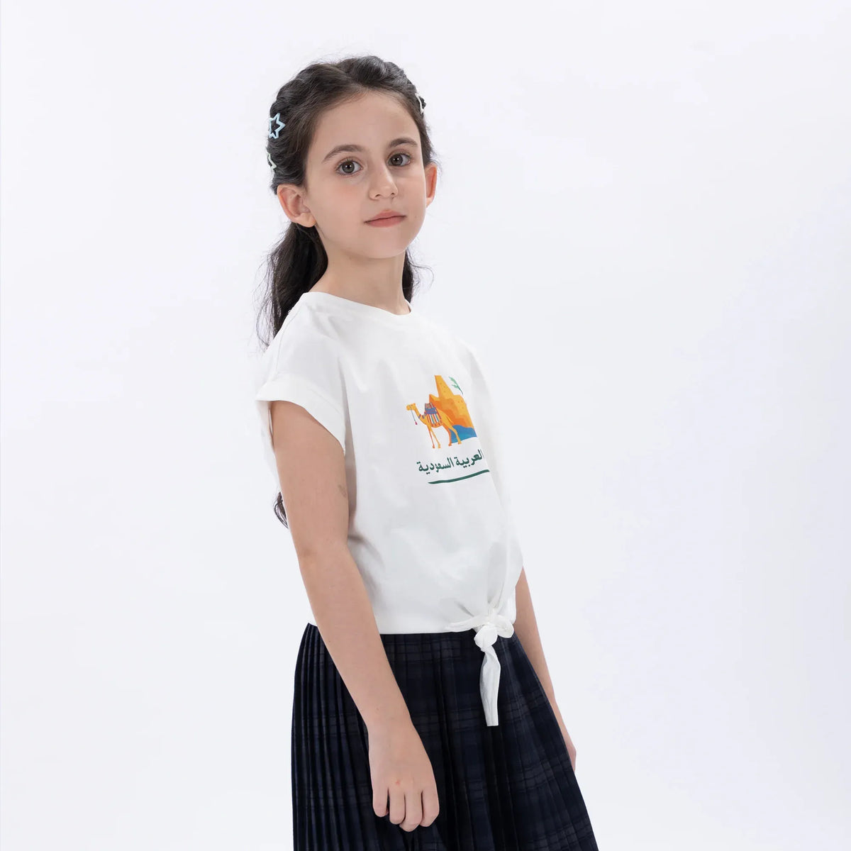 Printed Casual T.Shirt for Girls Image