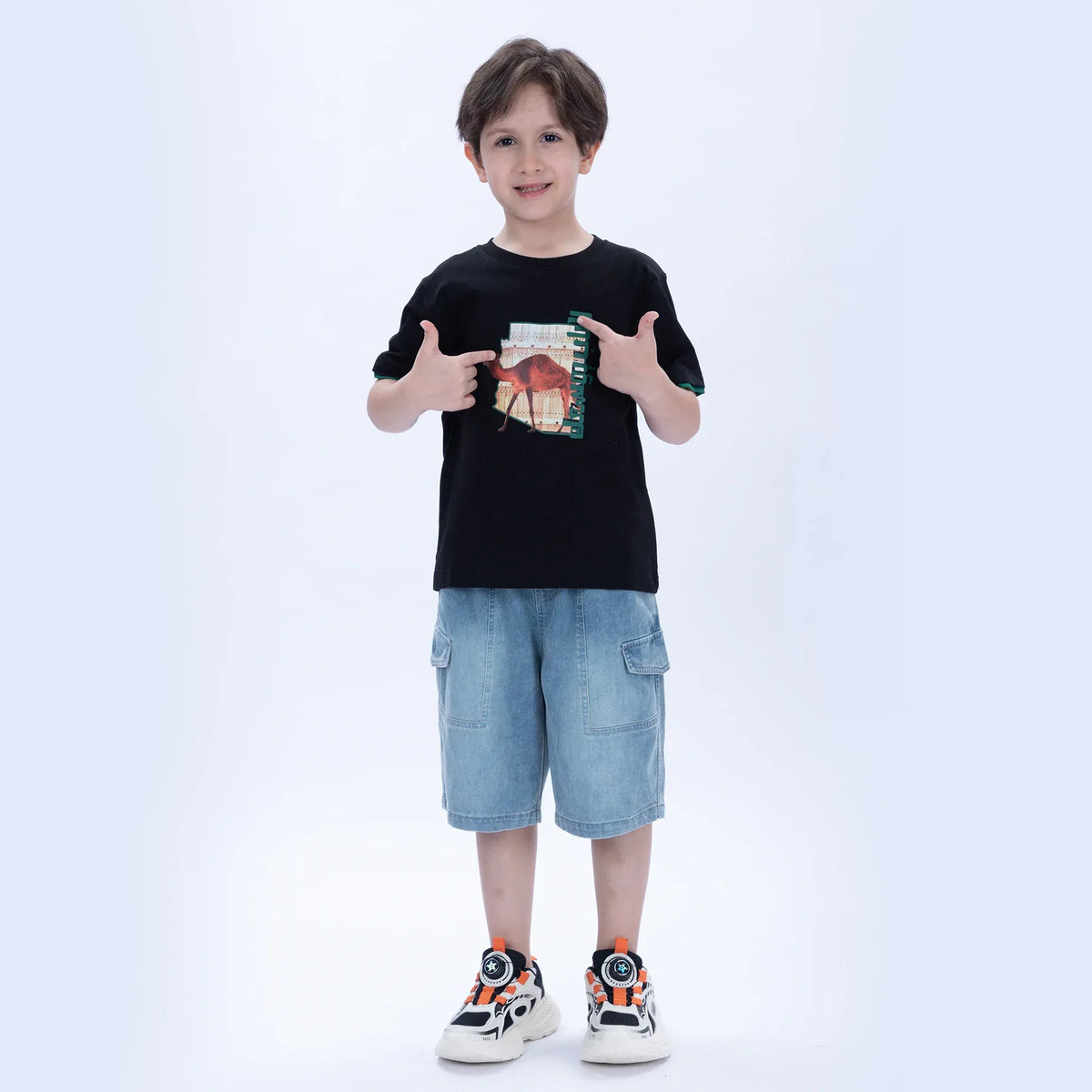 Printed Casual T.Shirt for Boys Image