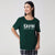 Green Printed Casual T.Shirt for Women Image