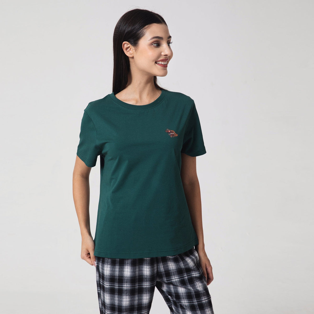Printed Casual T.Shirt for Women Image