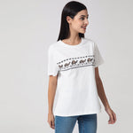 Printed Casual T.Shirt for Women Image