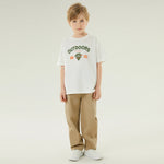 تيشيرت كاجوال مزين بطباعة للأولاد