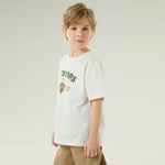 تيشيرت كاجوال مزين بطباعة للأولاد