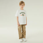 تيشيرت كاجوال مزين بطباعة للأولاد