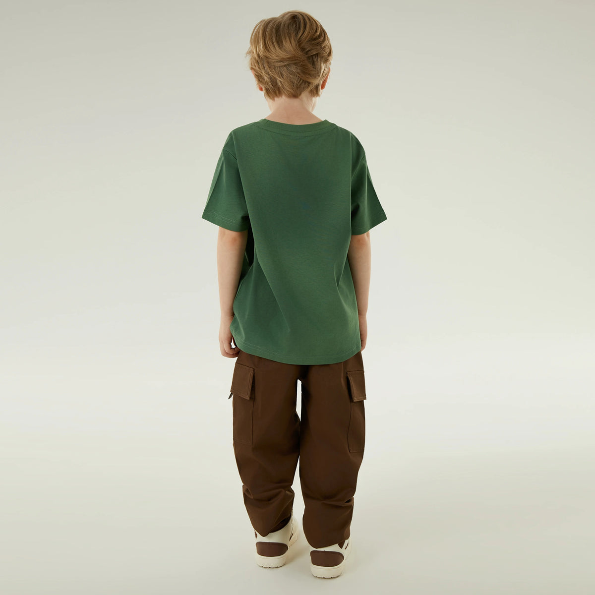 تيشيرت كاجوال مزين بطباعة للأولاد