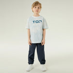 تيشيرت كاجوال مزدوج اللون للأولاد