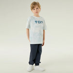 تيشيرت كاجوال مزدوج اللون للأولاد