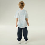 تيشيرت كاجوال مزدوج اللون للأولاد