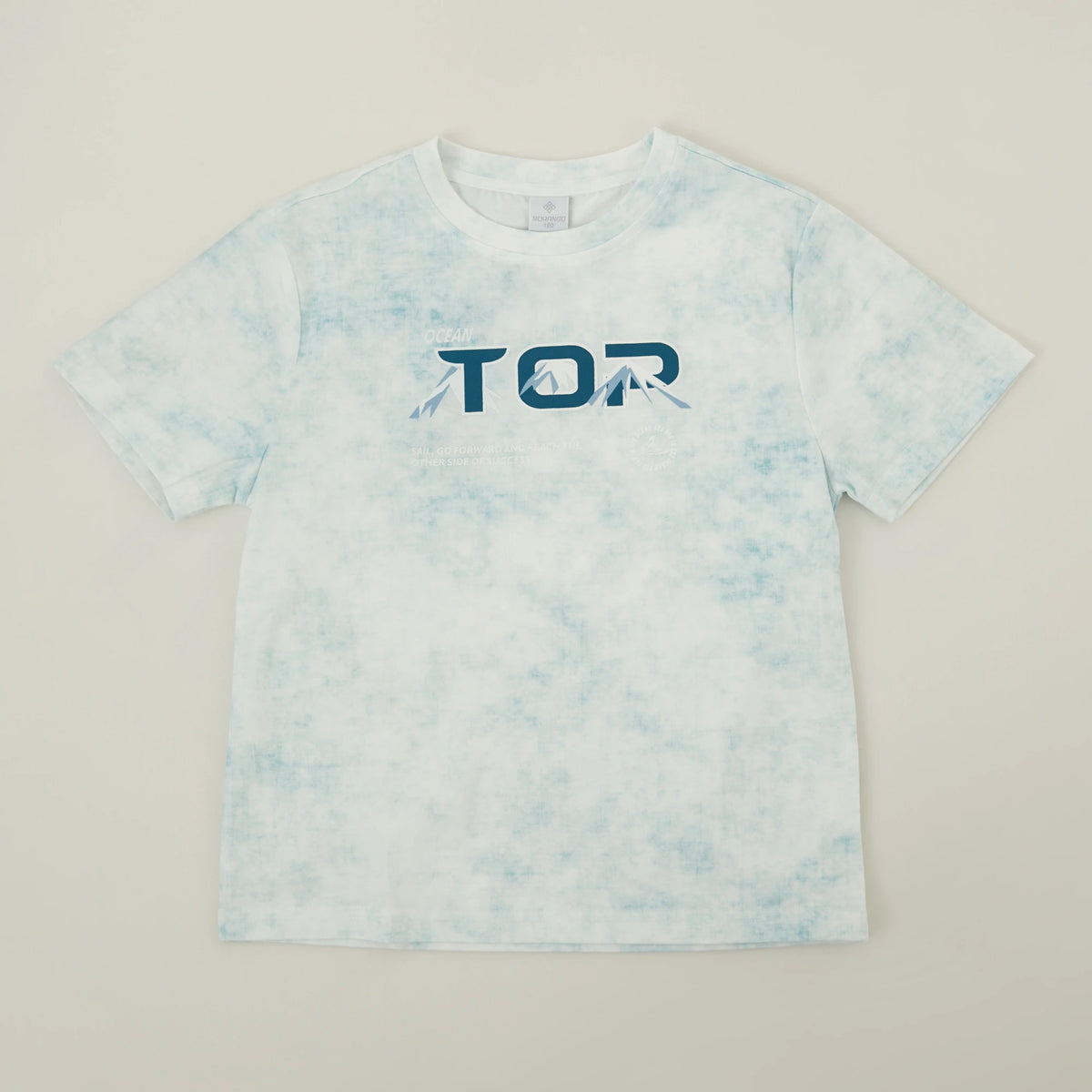 تيشيرت كاجوال مزدوج اللون للأولاد