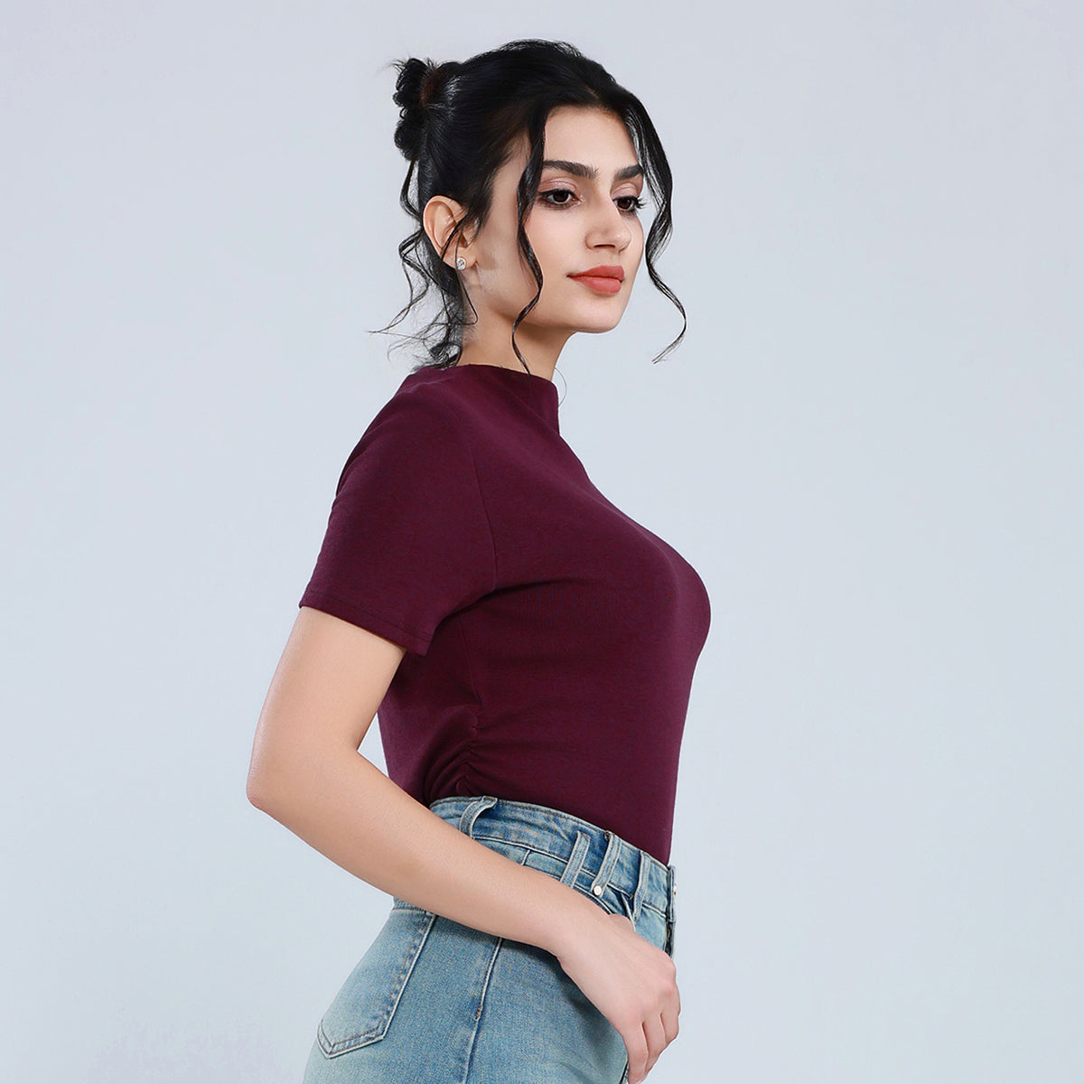 Elegant Plain T.Shirt for Women