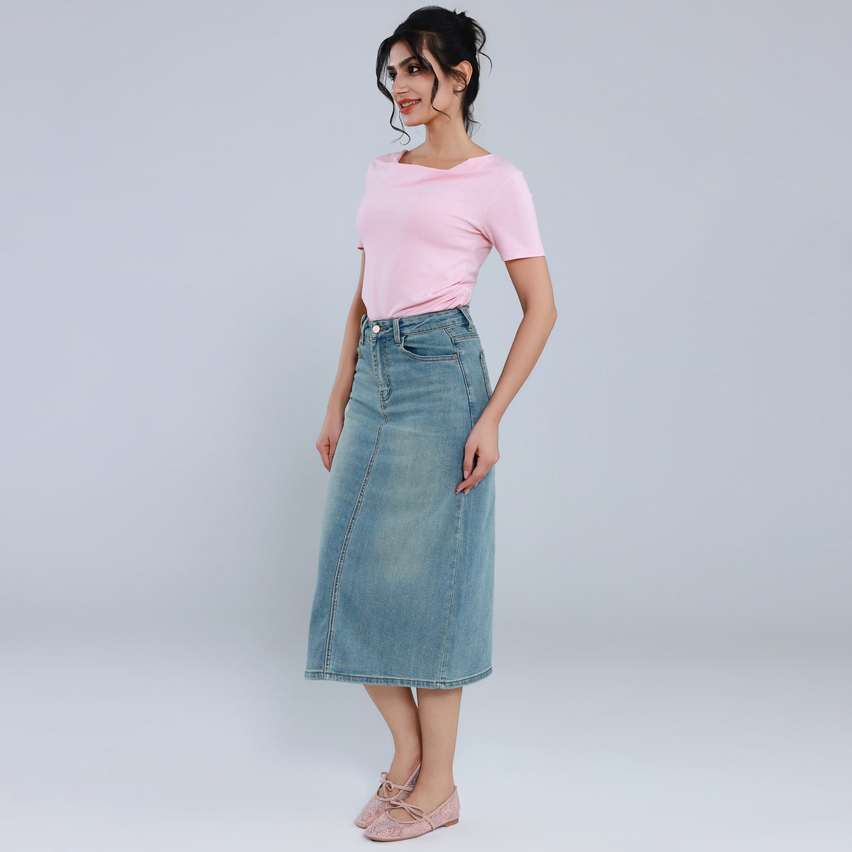 Elegant Plain T.Shirt for Women