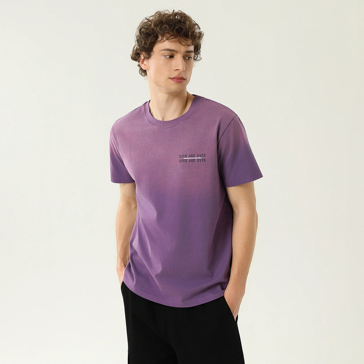 Casual Dip-Dye T.Shirt for Men