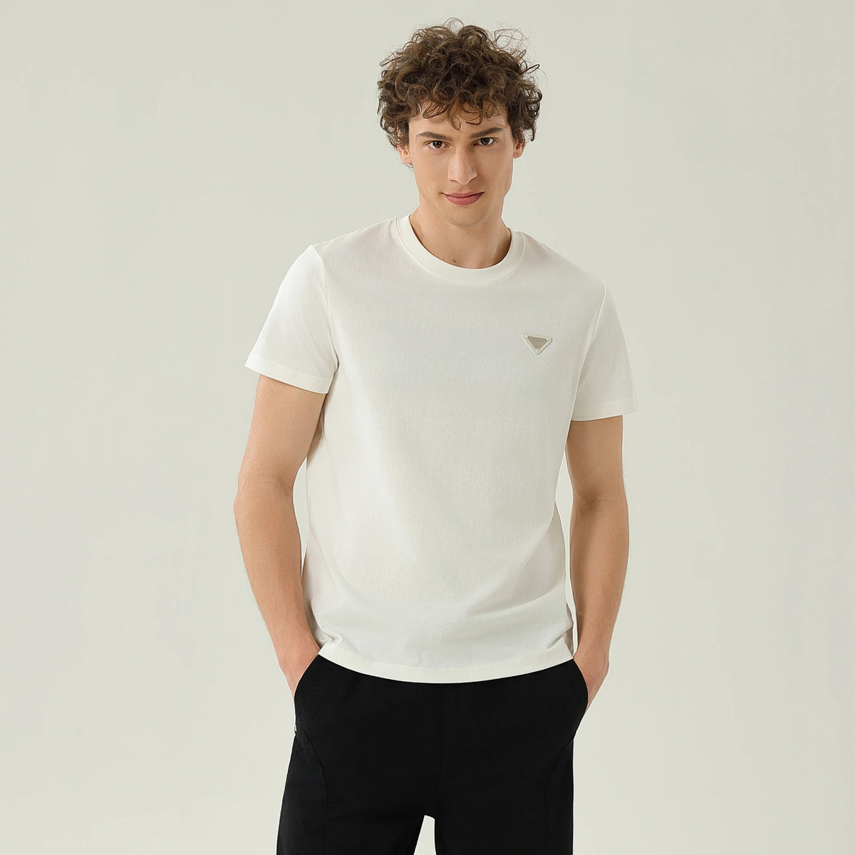 Casual Badge T.Shirt for Men