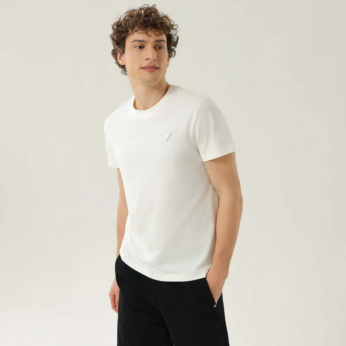 Casual Badge T.Shirt for Men