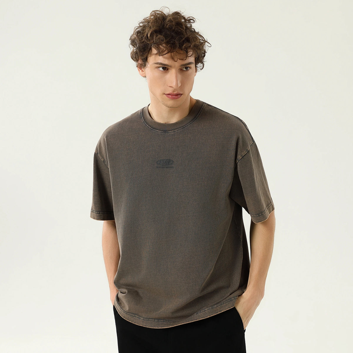 Casual Sandwash T.Shirt for Men