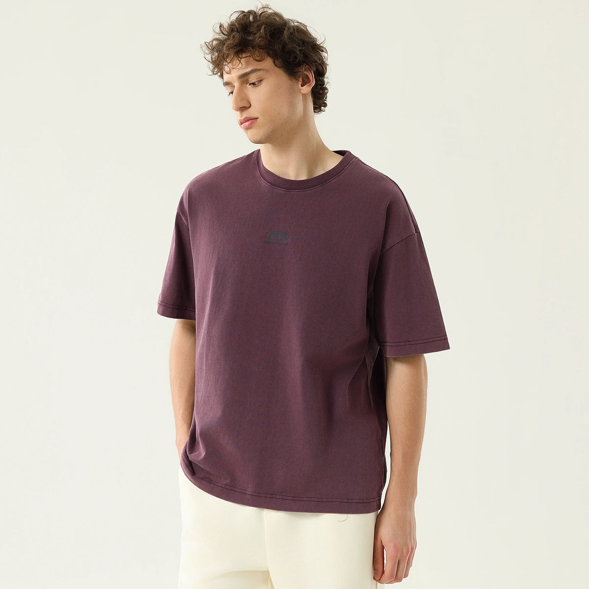Casual Sandwash T.Shirt for Men