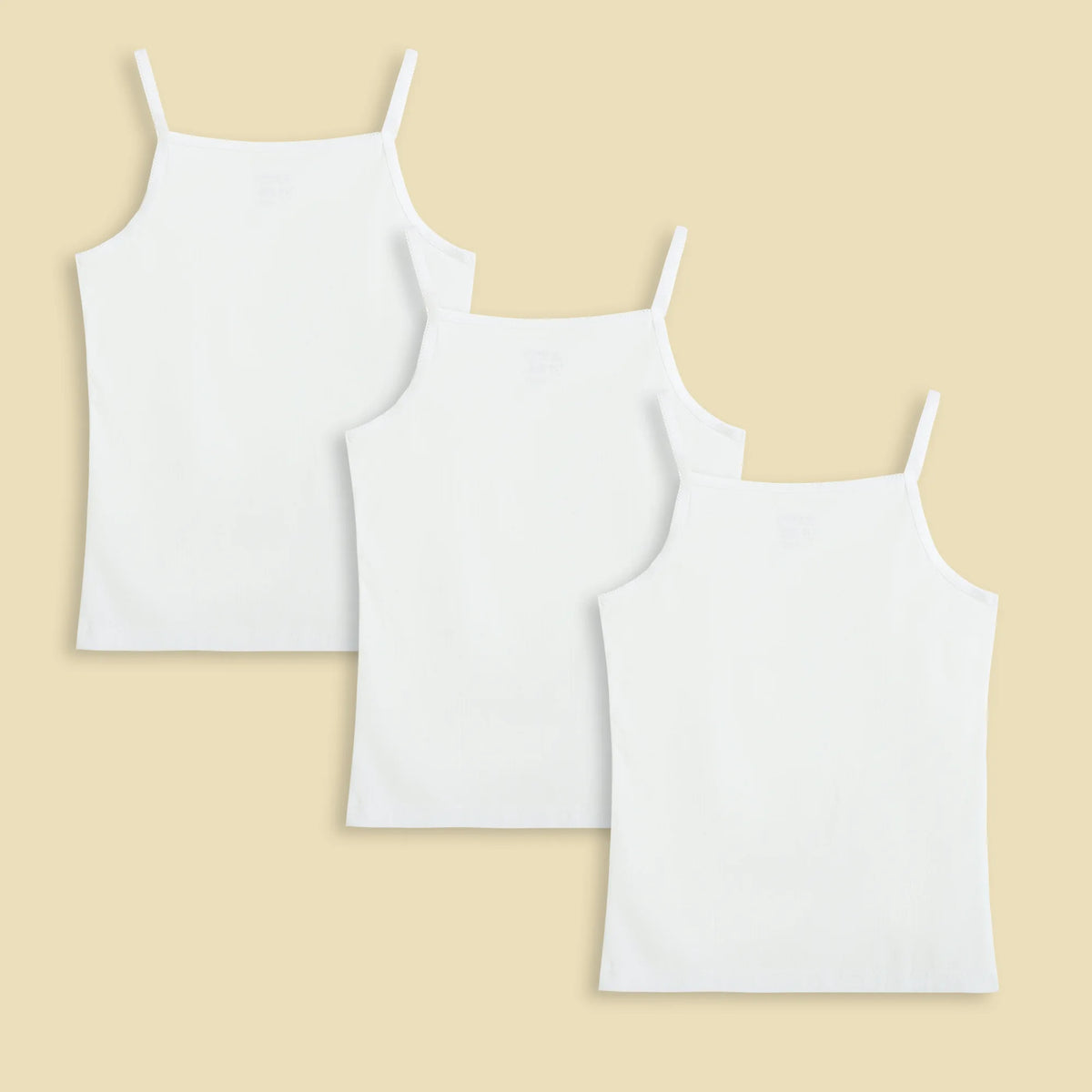Jacquard Tank Top-3Pc For Girls