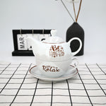 370Ml Grey Teapot 4 Sets Multicolors Image