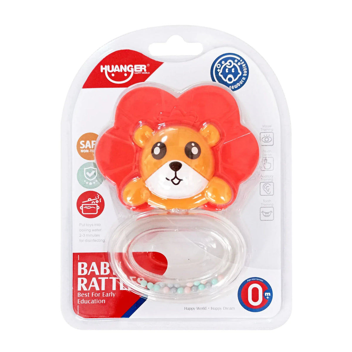 0M Multicolor Teether Rattle Toys for Baby Image