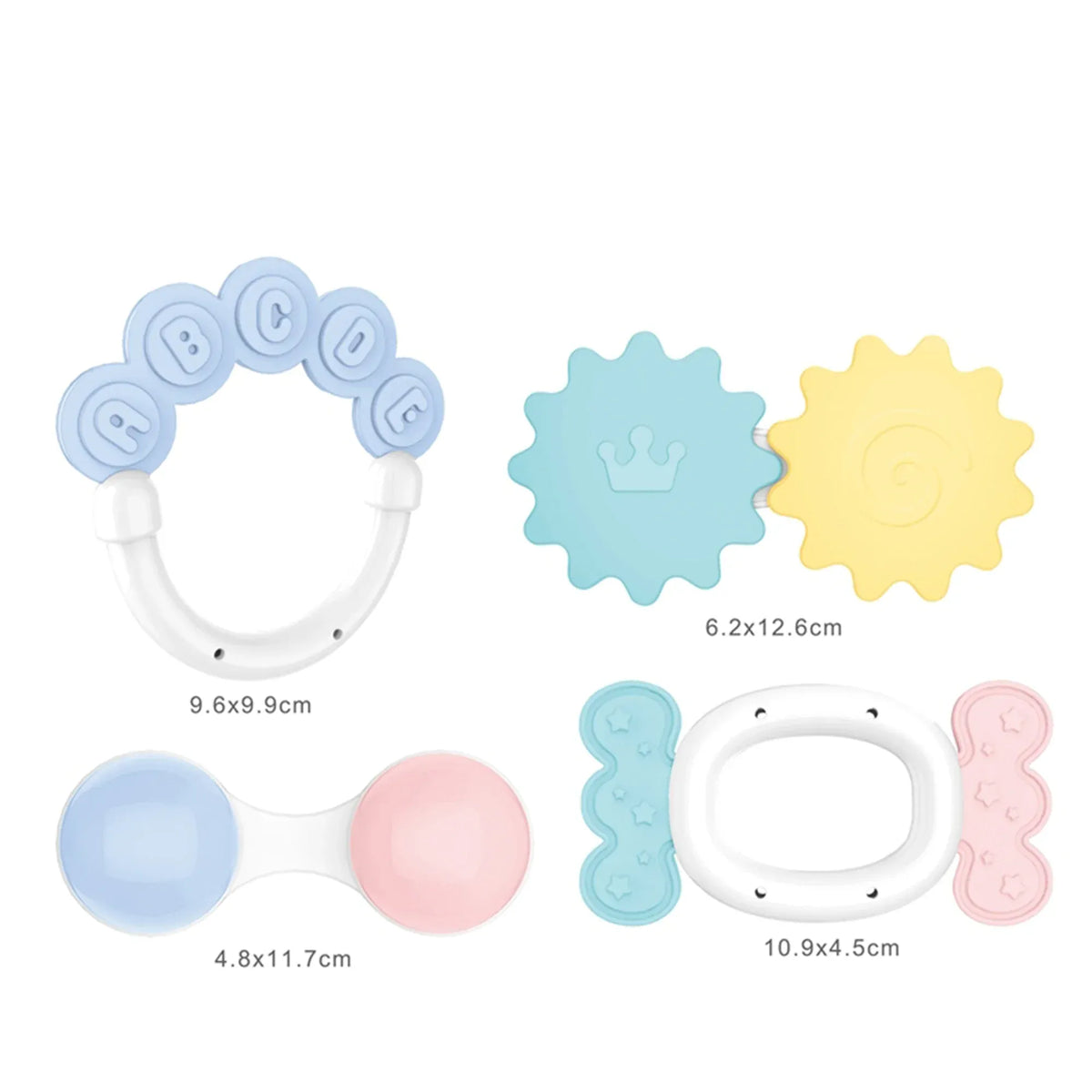 Teether Rattle Toys (4Pcs) for Baby Image