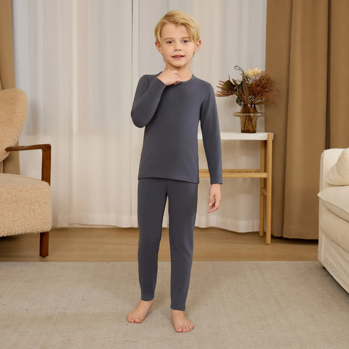 Plain Thermal Set-2Pc for Boys Image