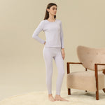 Striped Thermal Set 2Pc for Women
