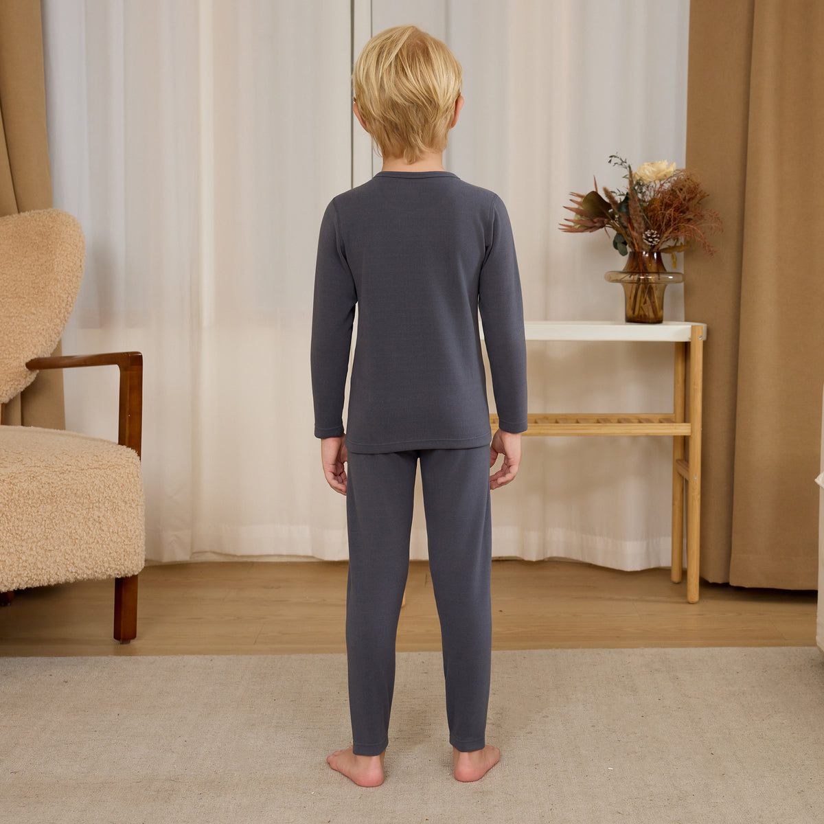 Plain Thermal Set 2P for Boys