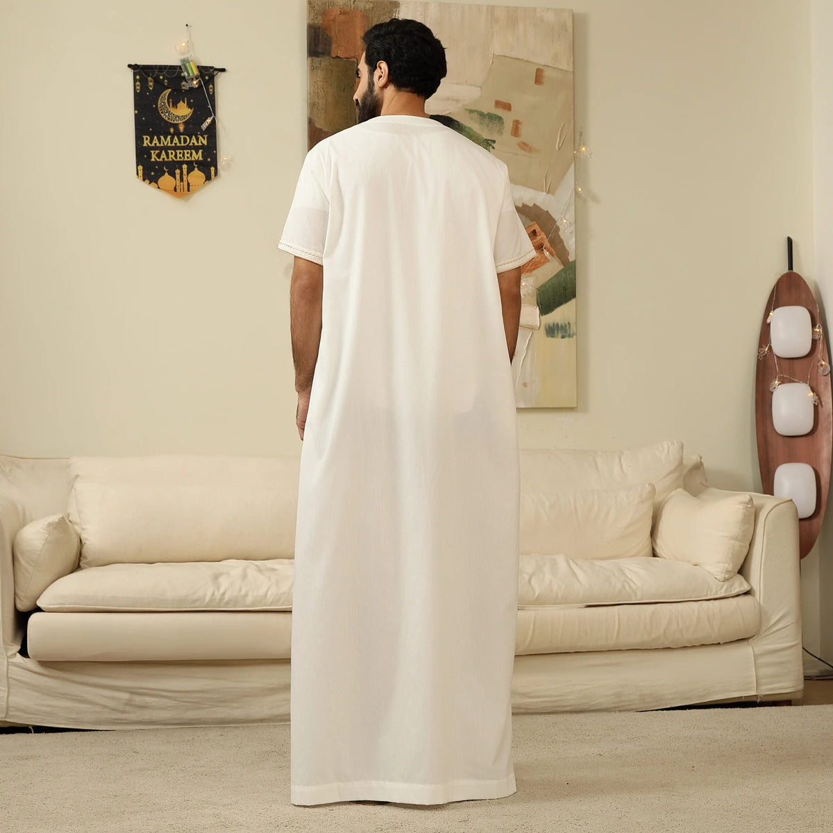 Embroidery Thoub For Men