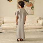 Solid Thoub For Boys