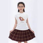 Printed Casual Vest for Girls Image