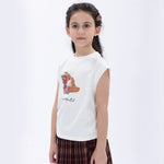 Printed Casual Vest for Girls Image