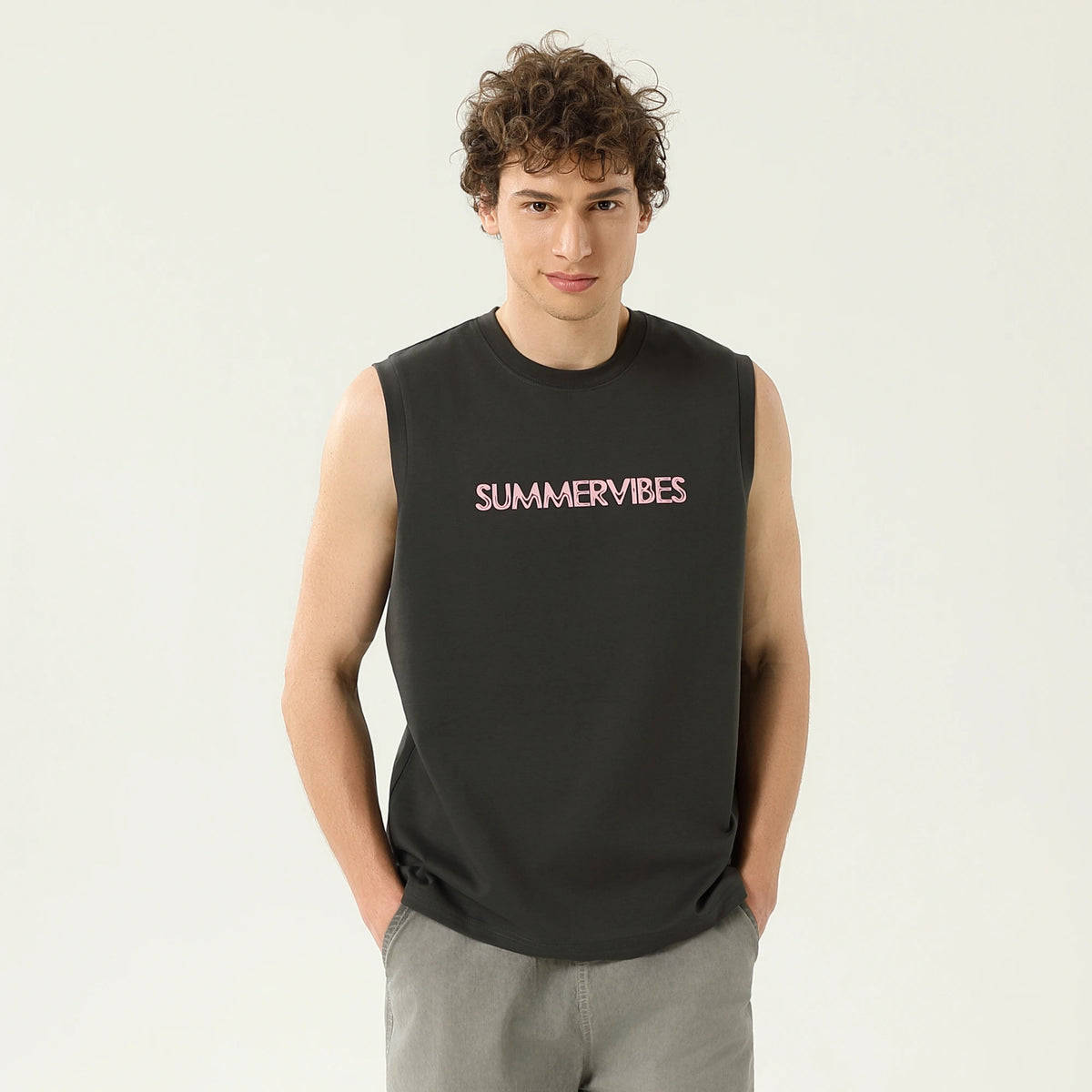 Casual Printed Vest for Men